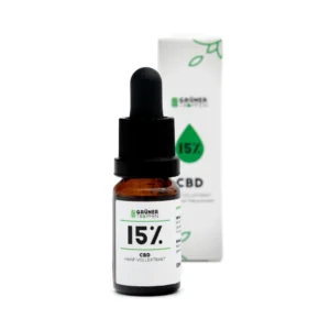 15 prozentiges cbd oel der Premium Marke Grüner Tropfen